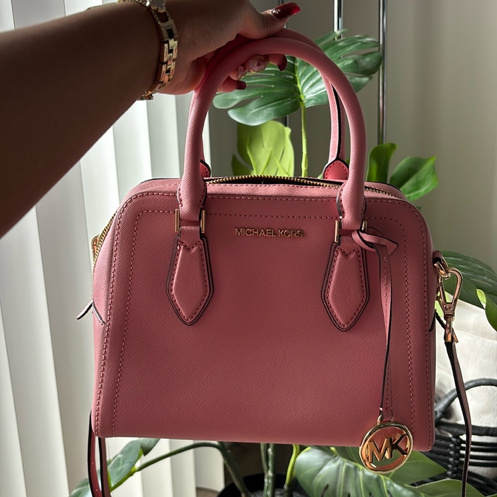 Pink Michael Kors satchel